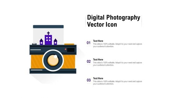 Digital Photography Vector Icon Ppt PowerPoint Presentation Model Influencers