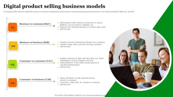 Digital Product Selling Business Models Download PDF