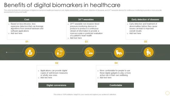 Digital Resilience Biomarker Technologies IT Benefits Of Digital Biomarkers In Healthcare Diagrams PDF Digital Resilience Biomarker Technologies IT Benefits Of Digital Biomarkers In Healthcare Diagrams PDF