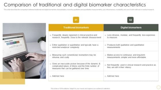 Digital Resilience Biomarker Technologies IT Comparison Of Traditional And Digital Biomarker Characteristics Summary PDF Digital Resilience Biomarker Technologies IT Comparison Of Traditional And Digital Biomarker Characteristics Summary PDF