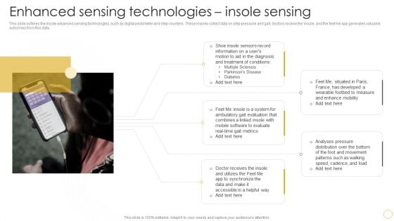 Digital Resilience Biomarker Technologies IT Enhanced Sensing Technologies Insole Sensing Diagrams PDF