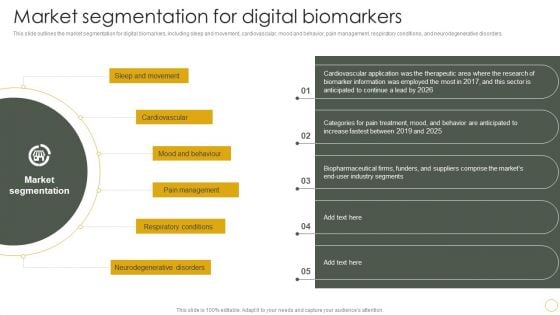 Digital Resilience Biomarker Technologies IT Market Segmentation For Digital Biomarkers Download PDF