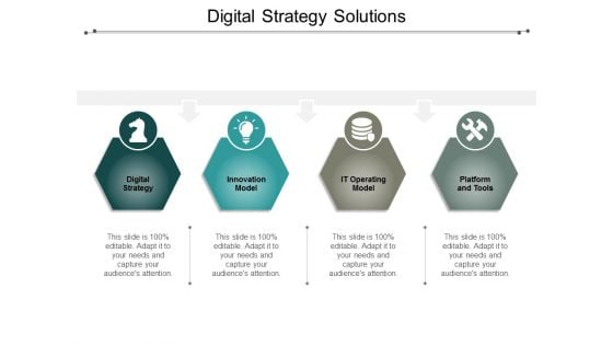 Digital Strategy Solutions Ppt Powerpoint Presentation Outline Background Images