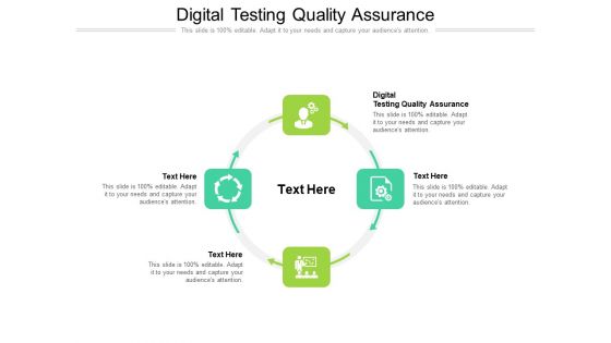 Digital Testing Quality Assurance Ppt PowerPoint Presentation Infographics Rules Cpb Pdf