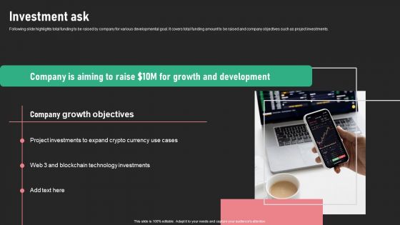 Digital Trading Platform Fundraising Pitch Deck Investment Ask Slides PDF Digital Trading Platform Fundraising Pitch Deck Investment Ask Slides PDF