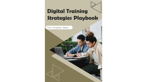 Digital Training Strategies Playbook Template Digital Training Strategies Playbook Template