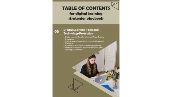 Digital Training Strategies Playbook Template