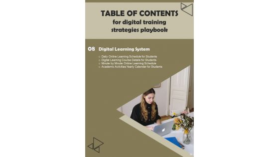 Digital Training Strategies Playbook Template
