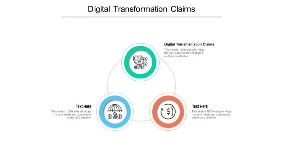 Digital Transformation Claims Ppt PowerPoint Presentation Slides Introduction Cpb Pdf