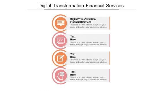 Digital Transformation Financial Services Ppt PowerPoint Presentation Pictures Rules Cpb