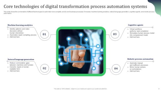 Digital Transformation Process Ppt PowerPoint Presentation Complete Deck With Slides Slide08