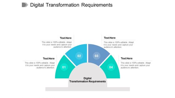 Digital Transformation Requirements Ppt PowerPoint Presentation Gallery Backgrounds Cpb Pdf