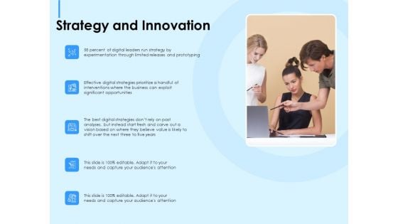 Digital Transformation Strategies Strategy And Innovation Ppt Layouts Structure PDF