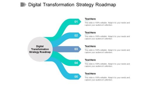 Digital Transformation Strategy Roadmap Ppt PowerPoint Presentation Inspiration Gallery Cpb Pdf