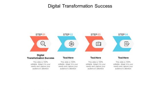 Digital Transformation Success Ppt PowerPoint Presentation File Example Cpb