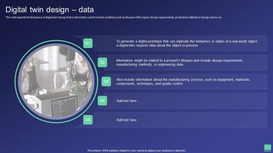 Digital Twin Design Data Ppt PowerPoint Presentation File Show PDF