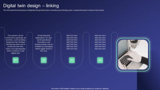 Digital Twin Design Linking Ppt PowerPoint Presentation Icon Gallery PDF