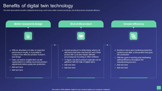 Digital Twin Tech IT Benefits Of Digital Twin Technology Information PDF Digital Twin Tech IT Benefits Of Digital Twin Technology Information PDF