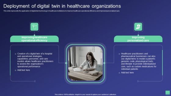 Digital Twin Tech IT Deployment Of Digital Twin In Healthcare Organizations Microsoft PDF