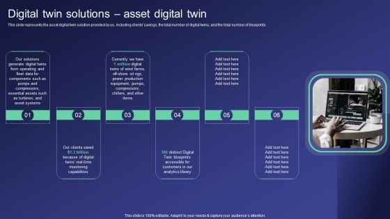 Digital Twin Tech IT Digital Twin Solutions Asset Digital Twin Download PDF
