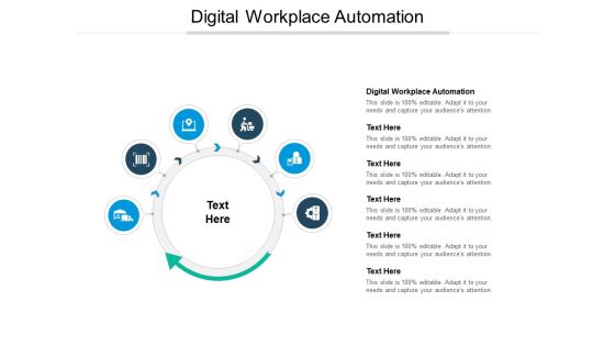 Digital Workplace Automation Ppt PowerPoint Presentation Icon Example Topics Cpb Pdf