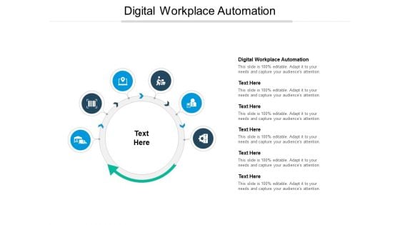 Digital Workplace Automation Ppt PowerPoint Presentation Icon Example Topics Cpb Pdf