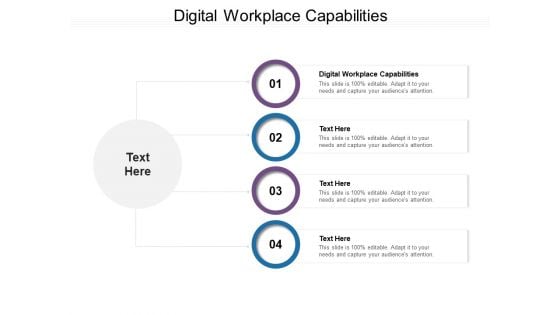 Digital Workplace Capabilities Ppt PowerPoint Presentation Portfolio Show Cpb Pdf