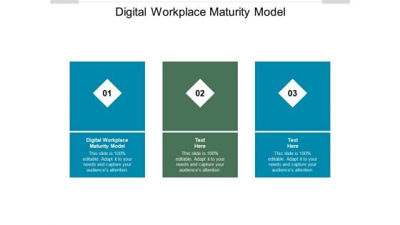 Digital Workplace Maturity Model Ppt PowerPoint Presentation Inspiration Slide Cpb Pdf