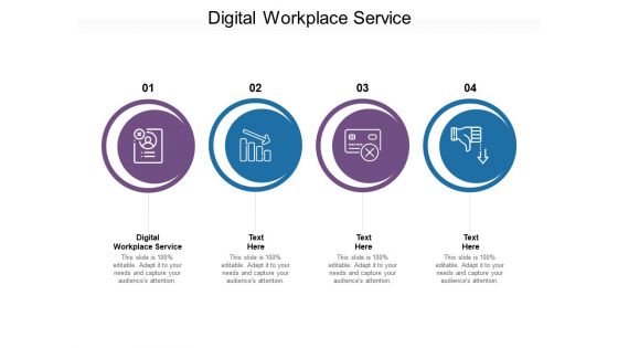 Digital Workplace Service Ppt PowerPoint Presentation Model Slides Cpb Pdf