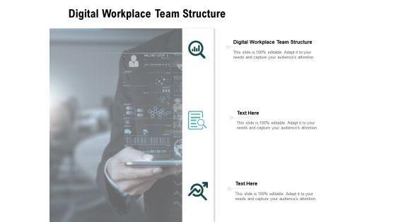 Digital Workplace Team Structure Ppt PowerPoint Presentation Ideas Graphics Cpb Pdf