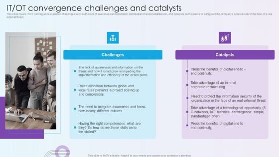 Digitalization Of Operative Enterprises IT OT Convergence Challenges And Catalysts Guidelines PDF