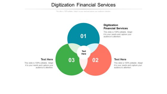 Digitization Financial Services Ppt PowerPoint Presentation Professional Background Cpb Pdf