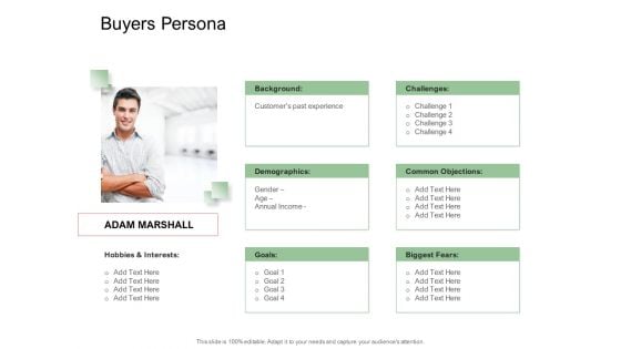 Digitization Of Client Onboarding Buyers Persona Ppt Styles Graphics PDF