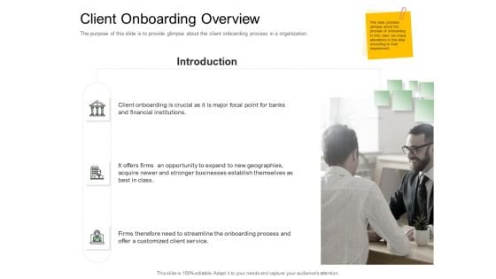 Digitization Of Client Onboarding Client Onboarding Overview Ppt Show Graphics Tutorials PDF