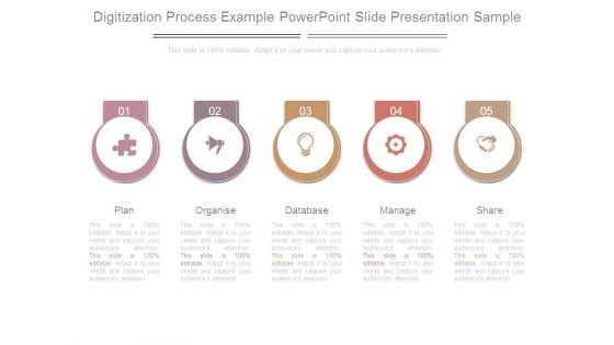 Digitization Process Example Powerpoint Slide Presentation Sample