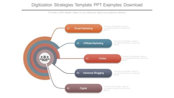 Digitization Strategies Template Ppt Examples Download