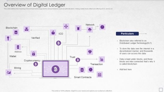 Digitized Record Book Technology Overview Of Digital Ledger Summary PDF