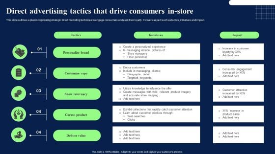 Direct Advertising Tactics That Drive Consumers In Store Rules PDF