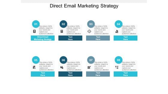 Direct Email Marketing Strategy Ppt PowerPoint Presentation Show Gridlines Cpb