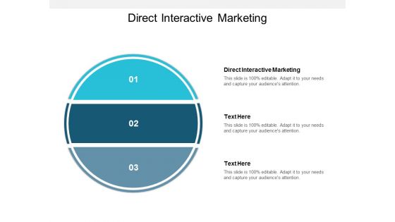 Direct Interactive Marketing Ppt PowerPoint Presentation Icon Examples Cpb