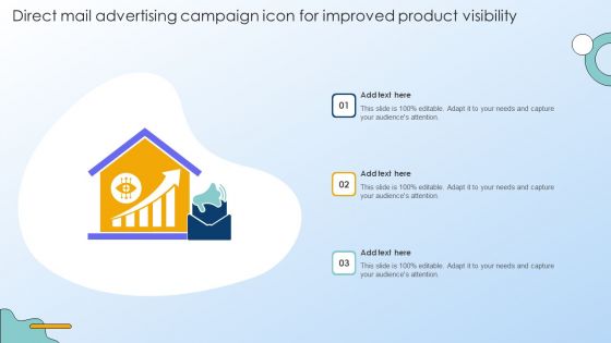 Direct Mail Advertising Campaign Icon For Improved Product Visibility Microsoft PDF