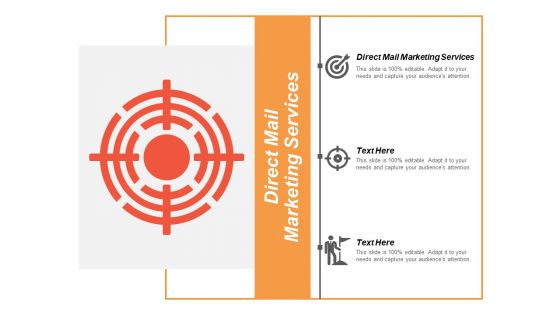 Direct Mail Marketing Services Ppt PowerPoint Presentation Icon Graphics Cpb