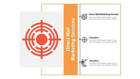 Direct Mail Marketing Services Ppt PowerPoint Presentation Icon Graphics Cpb