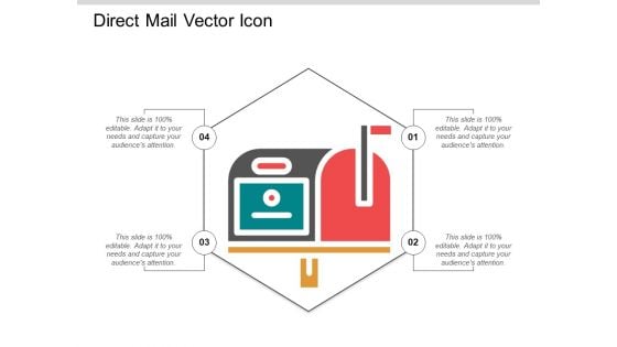 Direct Mail Vector Icon Ppt PowerPoint Presentation Pictures Show