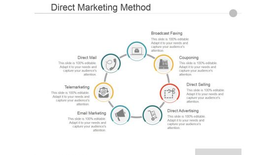 Direct Marketing Method Ppt PowerPoint Presentation Icon Rules