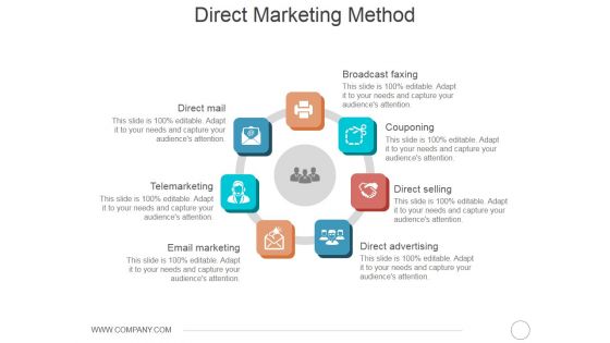 Direct Marketing Method Ppt PowerPoint Presentation Summary Graphics