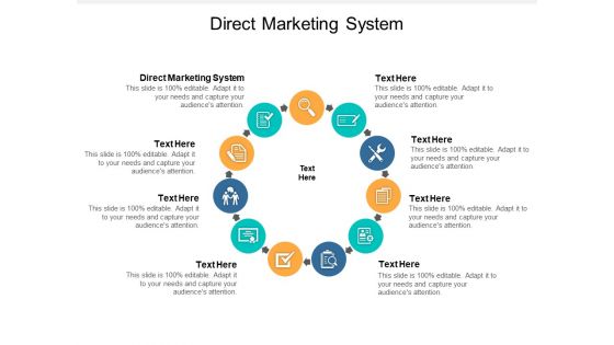 Direct Marketing System Ppt Powerpoint Presentation Slides Professional Cpb