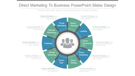 Direct Marketing To Business Powerpoint Slides Design