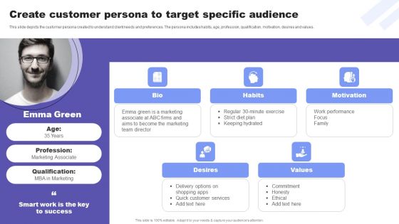 Direct Response Marketing Guide Ultimate Success Create Customer Persona To Target Slides PDF Direct Response Marketing Guide Ultimate Success Create Customer Persona To Target Slides PDF