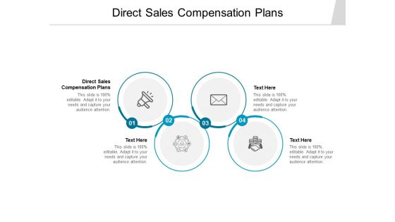 Direct Sales Compensation Plans Ppt PowerPoint Presentation Model Slide Download Cpb